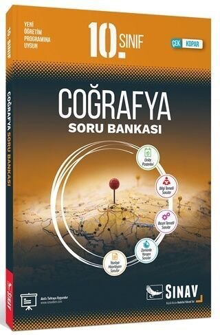 Sınav Yayınları 10. Sınıf Coğrafya Soru Bankası