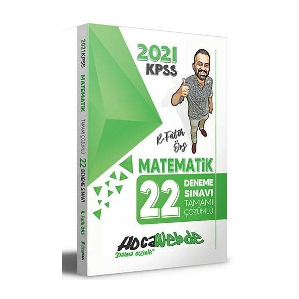 HocaWebde Yayınları 2021 KPSS Matematik Tamamı Çözümlü 22 Deneme