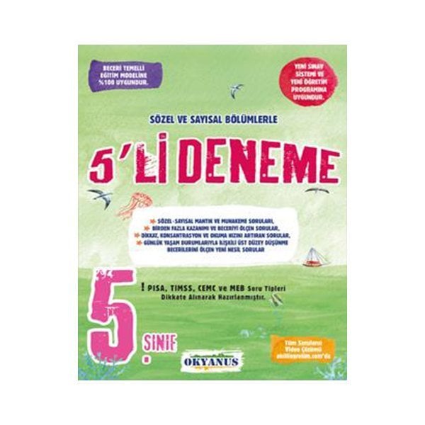 Okyanus Yayınları 5. Sınıf 5 li Deneme