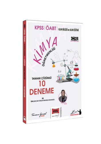 Yargı Yayınları 2024 ÖABT Kimya Tamamı Çözümlü 10 Deneme Sınavı