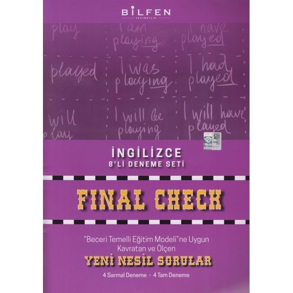 Bilfen Yayınları 8. Sınıf İngilizce Final Check 8 li Deneme Seti