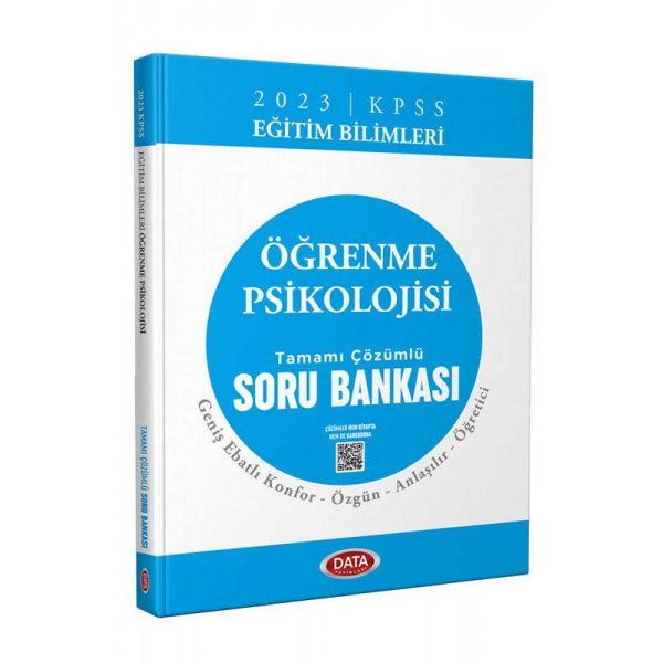 Data Yayınları 2023 KPSS Eğitim Bilimleri Öğrenme Psikolojisi Tamamı Çözümlü Soru Bankası