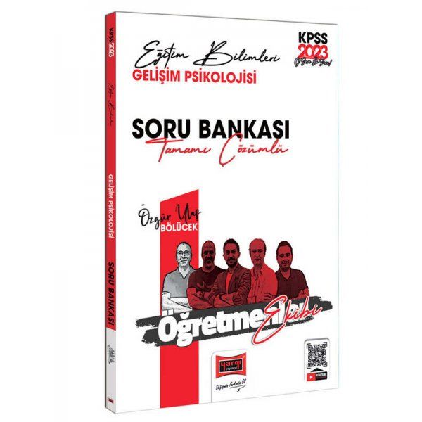 Yargı Yayınları 2023 KPSS Eğitim Bilimleri Öğretmenler Ekibi Gelişim Psikolojisi Tamamı Çözümlü Soru Bankası