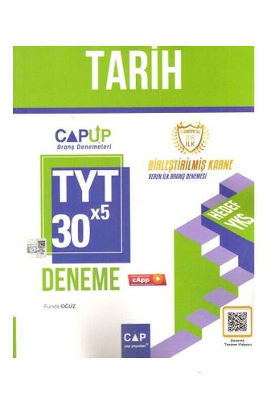 Çap Yayınları TYT Tarih 30 x 5 Up Deneme