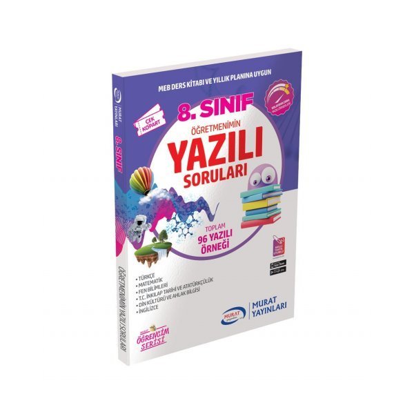 Murat Yayınları 8. Sınıf Öğretmenimin Yazılı Soruları
