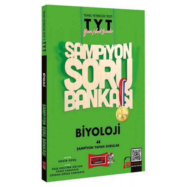 Yargı Yayınları 2022 TYT Biyoloji Şampiyon Soru Bankası