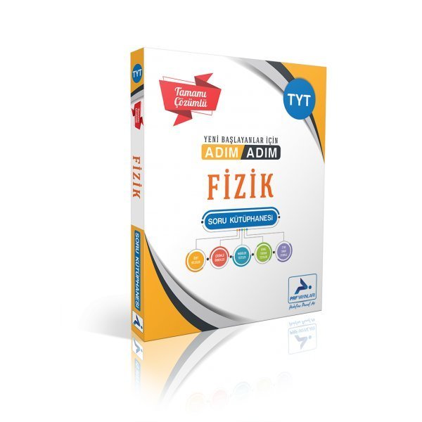 PRF Paraf Yayınları TYT Fizik Adım Adım Tamamı Çözümlü Soru Kütüphanesi