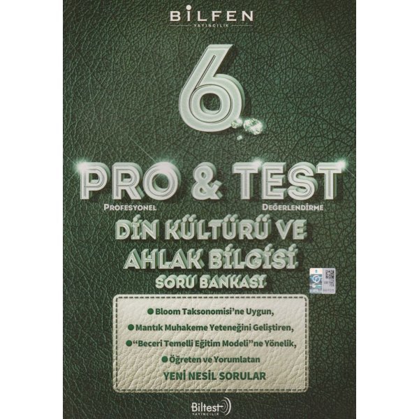 Bilfen Yayınları 6. Sınıf Din Kültürü ve Ahlak Bilgisi ProTest Soru Bankası