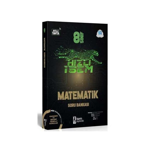 İsem Yayınları 8. Sınıf Matematik Hızlı İsem Soru Bankası