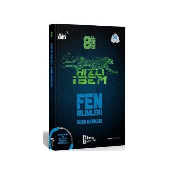 İsem Yayınları 8. Sınıf Fen Bilimleri Hızlı İsem Soru Bankası