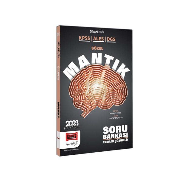 Yargı Yayınları 2023 KPSS Divan-ı Sözel Mantık Tamamı Çözümlü Soru Bankası