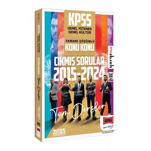 Yargı Yayınları 2025 KPSS GK-GY 2015-2024 Tamamı Çözümlü Konu Konu Çıkmış Sorular
