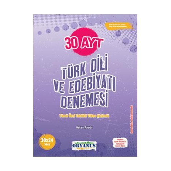 Okyanus Yayınları AYT Türk Dili ve Edebiyatı 30 Denemesi
