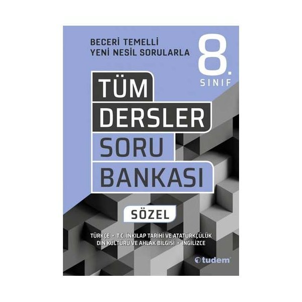 Tudem Yayınları 8. Sınıf Tüm Dersler Sözel Soru Bankası