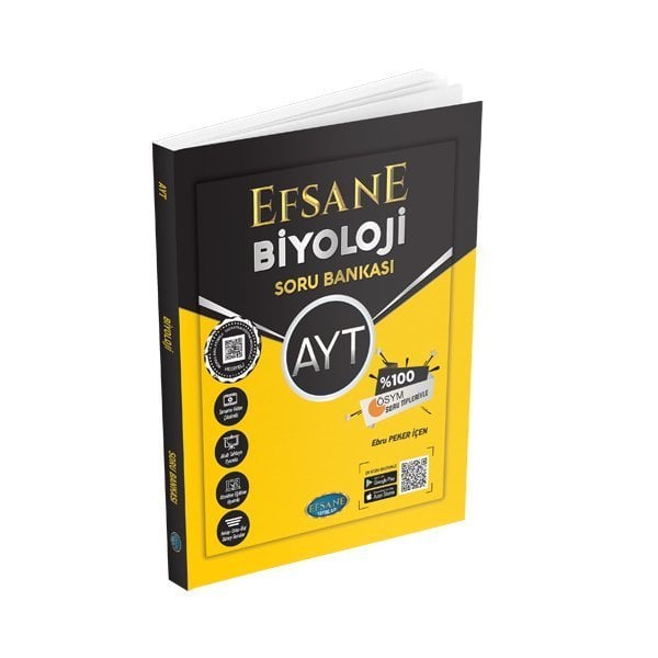 Efsane Yayınları AYT Biyoloji Soru Bankası