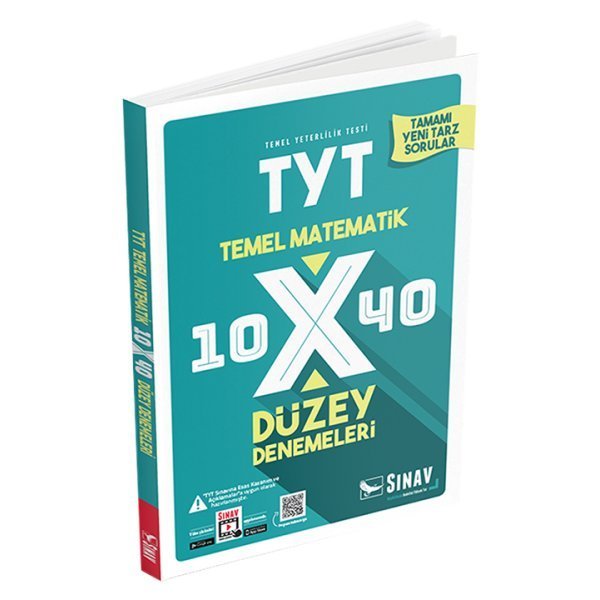 Sınav Yayınları TYT Matematik 10x40 Düzey Denemeleri