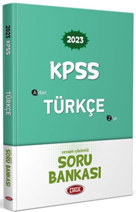 Data Yayınları 2023 KPSS Türkçe Soru Bankası