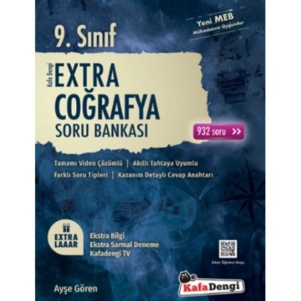 Kafa Dengi Yayınları 9. Sınıf Coğrafya Extra Soru Bankası