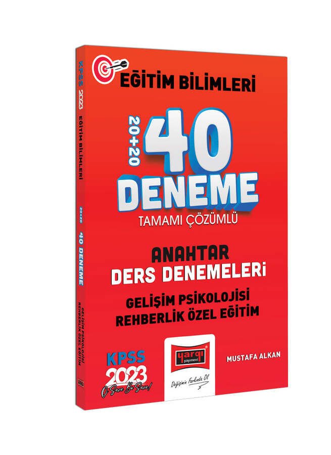 Yargı Yayınları 2023 KPSS Eğitim Bilimleri Gelişim Psikolojisi ve Rehberlik Özel Eğitim Anahtar Ders Denemeleri Tamamı Çözümlü 20+20 40 Deneme Sınavı
