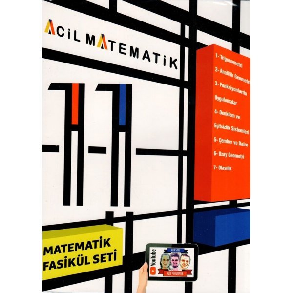 Acil Yayınları 11. Sınıf Acil Matematik 6 lı Fasikül Set