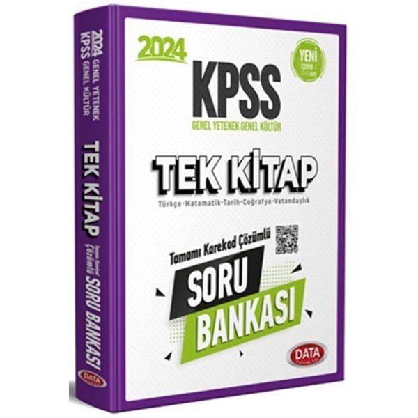 Data Yayınları 2024 KPSS GYGK Tek Kitap Soru Bankası