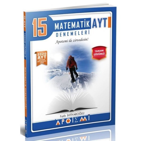 Apotemi Yayınları AYT Matematik Özel 15 li Denemeleri