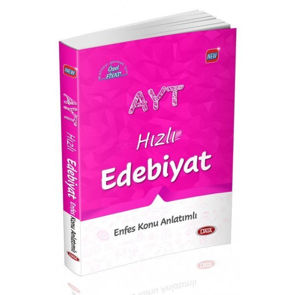 Data Yayınları AYT Hızlı Edebiyat Enfes Konu Anlatımlı