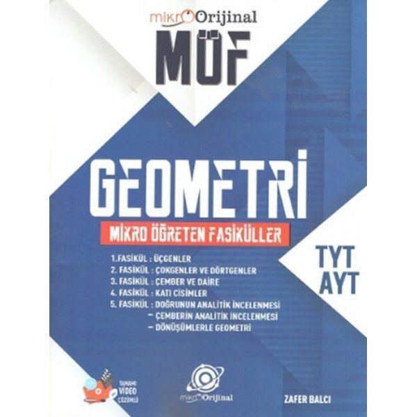 Orijinal Mikro TYT AYT Geometri MÖF Mikro Öğreten Fasiküller Set