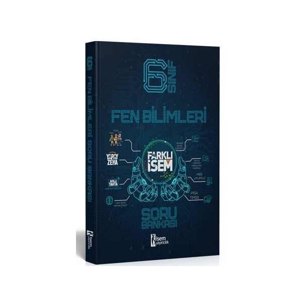 İsem Yayınları 6. Sınıf Fen Bilimleri Farklı İsem Soru Bankası