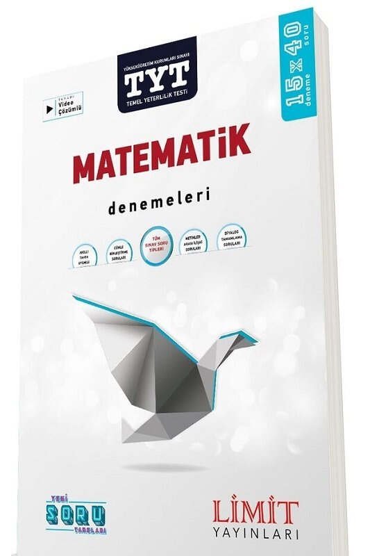 Limit Yayınları YKS TYT Kronometre Matematik 15x40 Deneme Sınavları