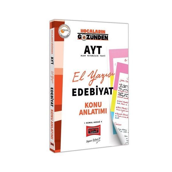 Yargı Yayınları Hocaların Gözünden AYT El Yazısı Edebiyat Konu Anlatımı
