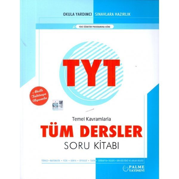 Palme Yayınları TYT Tüm Dersler Temel Kavramlarla Soru Kitabı