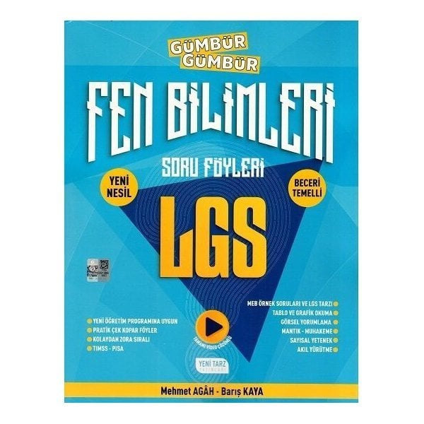 Yeni Tarz 8. Sınıf LGS Fen Bilimleri Gümbür Gümbür Soru Föyleri