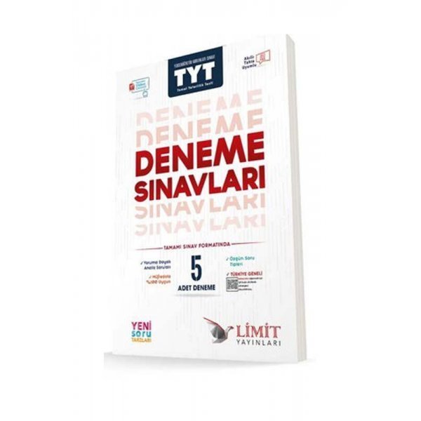 Limit Yayınları 2022 TYT 5 Deneme Video Çözümlü
