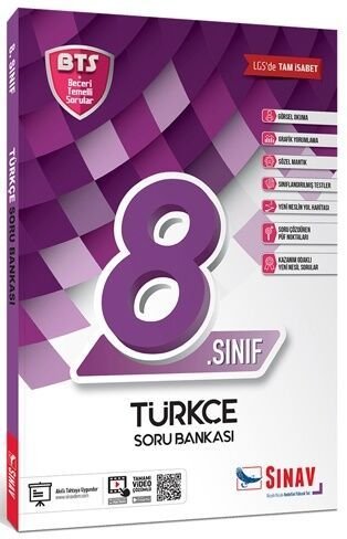 Sınav Yayınları 8. Sınıf LGS Türkçe Soru Bankası