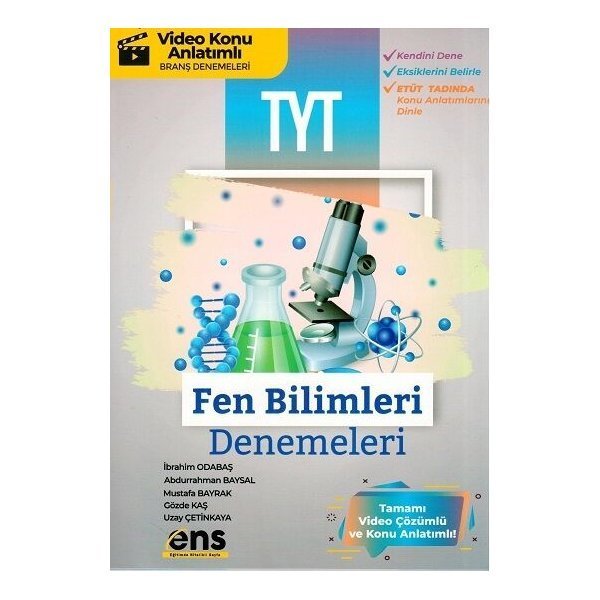 Ens Yayınları TYT Fen Bilimleri 12 Deneme