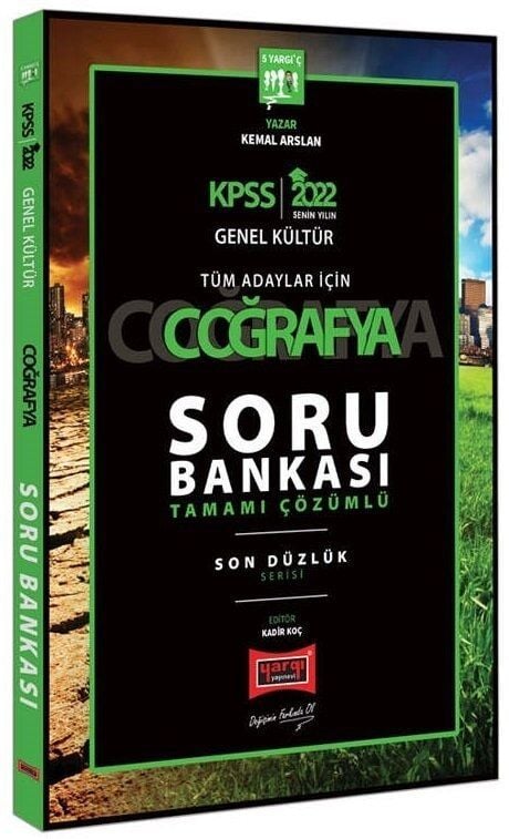 Yargı Yayınları 2022 KPSS Coğrafya Son Düzlük Soru Bankası