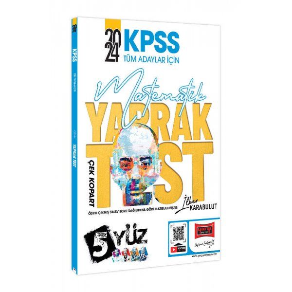 Yargı Yayınları 2024 KPSS Tüm Adaylar İçin 5Yüz Matematik Çek Kopart Yaprak Test