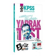 Yargı Yayınları 2024 KPSS Tüm Adaylar İçin 5Yüz Türkçe Çek Kopart Yaprak Test