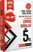 Pegem Yayınları 2023 KPSS Genel Yetenek Genel Kültür Konu Konu Düzenlenmiş Tamamı Çözümlü Çıkmış Sorular Son 5 Sınav