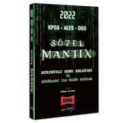 Yargı Yayınları 2022 KPSS ALES DGS Sözel Mantıx Ayrıntılı Konu Anlatımı ve Çözümleri ile Özgün Sorular