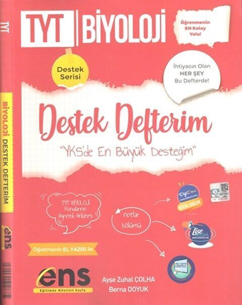 ENS Yayıncılık TYT AYT Biyoloji Destek Defterim
