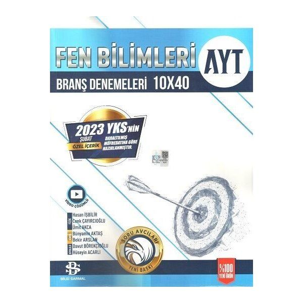 Bilgi Sarmal AYT Fen Bilimleri 10 x 40 Denemeleri Özel Baskı