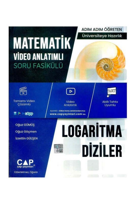 Çap Yayınları Matematik Logaritma Diziler Konu Anlatımlı Soru Bankası