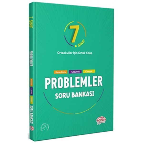 Editör Yayınları 7. Sınıf Problemler Soru Bankası