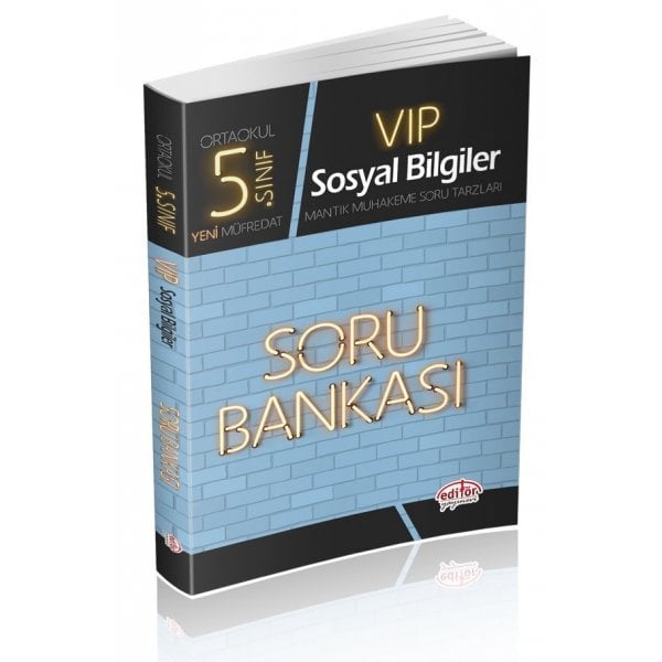 Editör Yayınları 5. Sınıf VIP Sosyal Bilgiler Soru Bankası