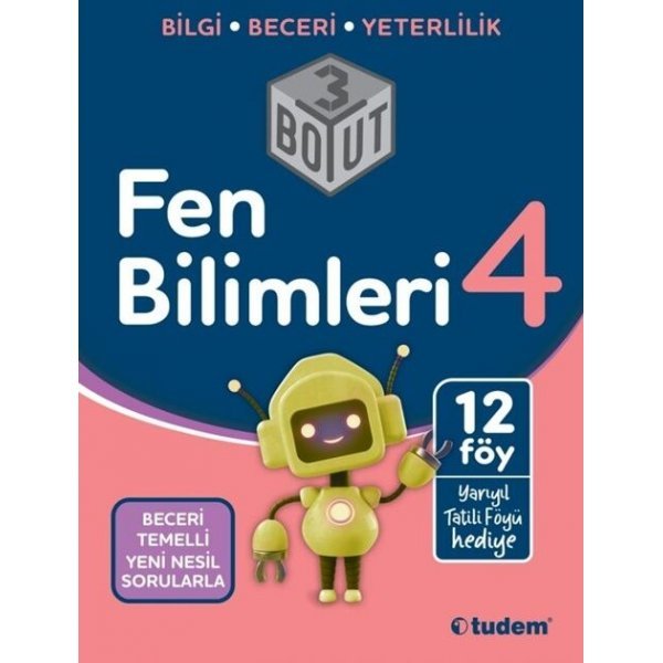 Tudem Yayınları 4. Sınıf Fen Bilimleri 3 Boyut
