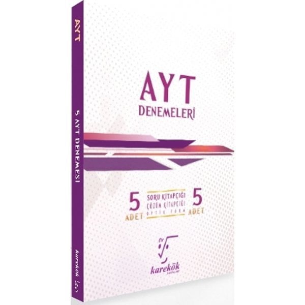 Karekök Yayınları AYT 5li Denemeleri