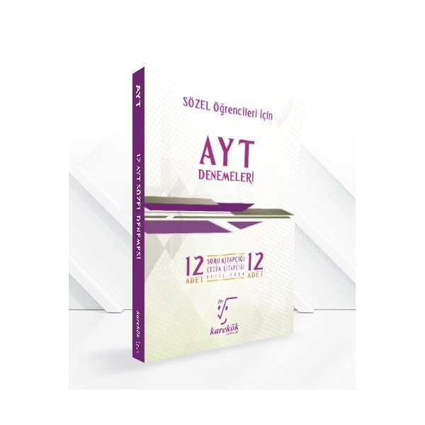 Karekök Yayınları AYT 12 li Denemeleri Sözel