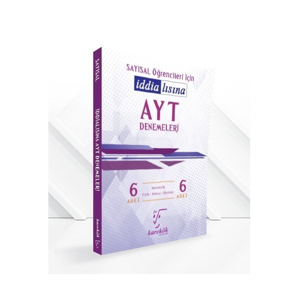 Karekök Yayınları AYT 6 lı Denemeleri Sayısal Öğrencileri İçin